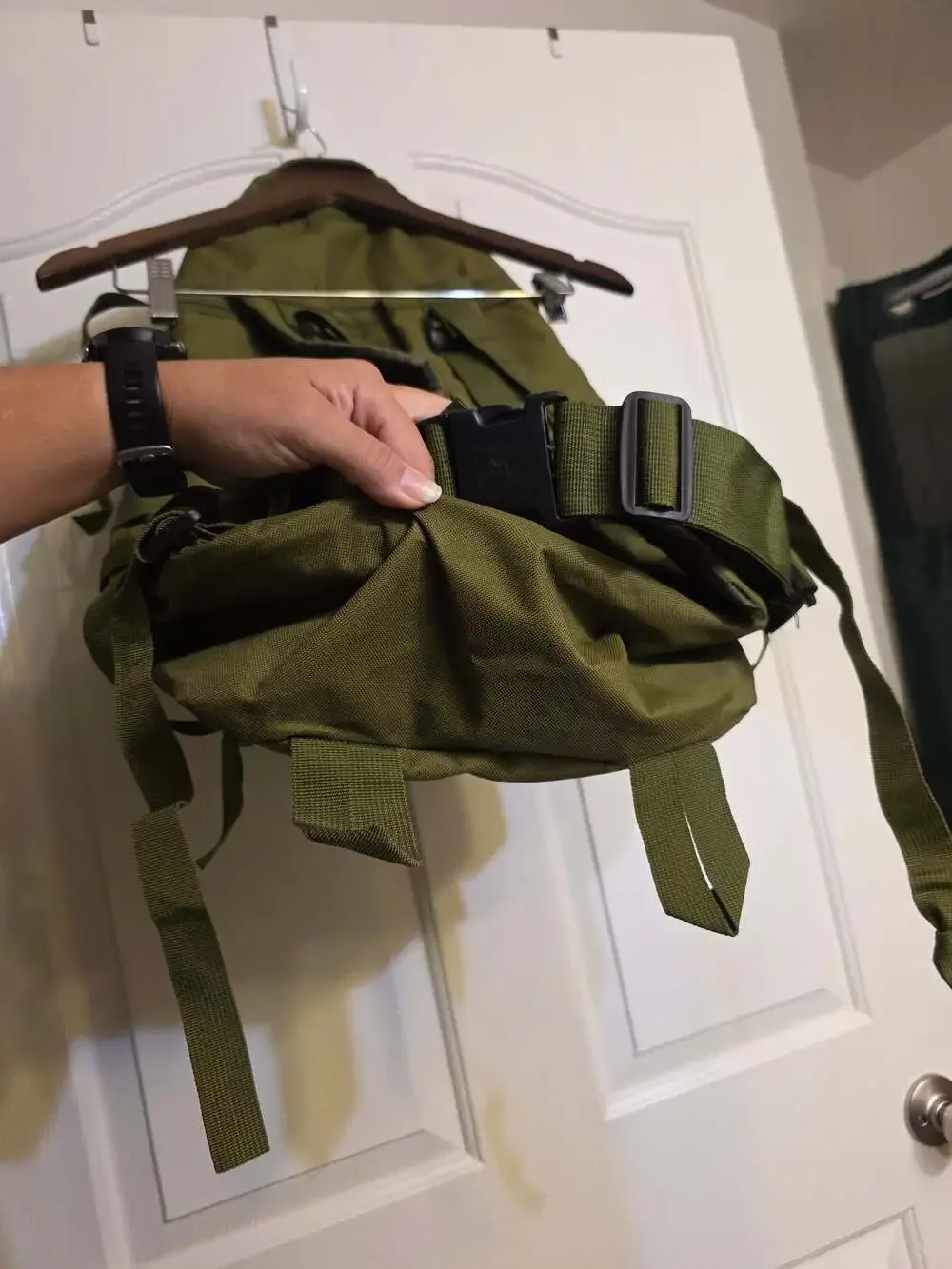 Tactical Assault Molle Backpack Olive Green Outdoor Military Hiking Bag